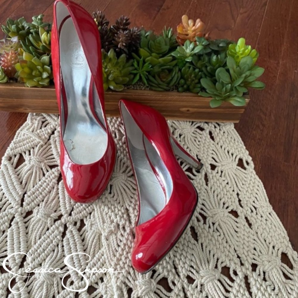 Jessica Simpson | Oscar Red Patent Leather heels